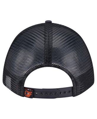 Men's Black Baltimore Orioles Minimalist 9FORTY A-Frame Adjustable Hat