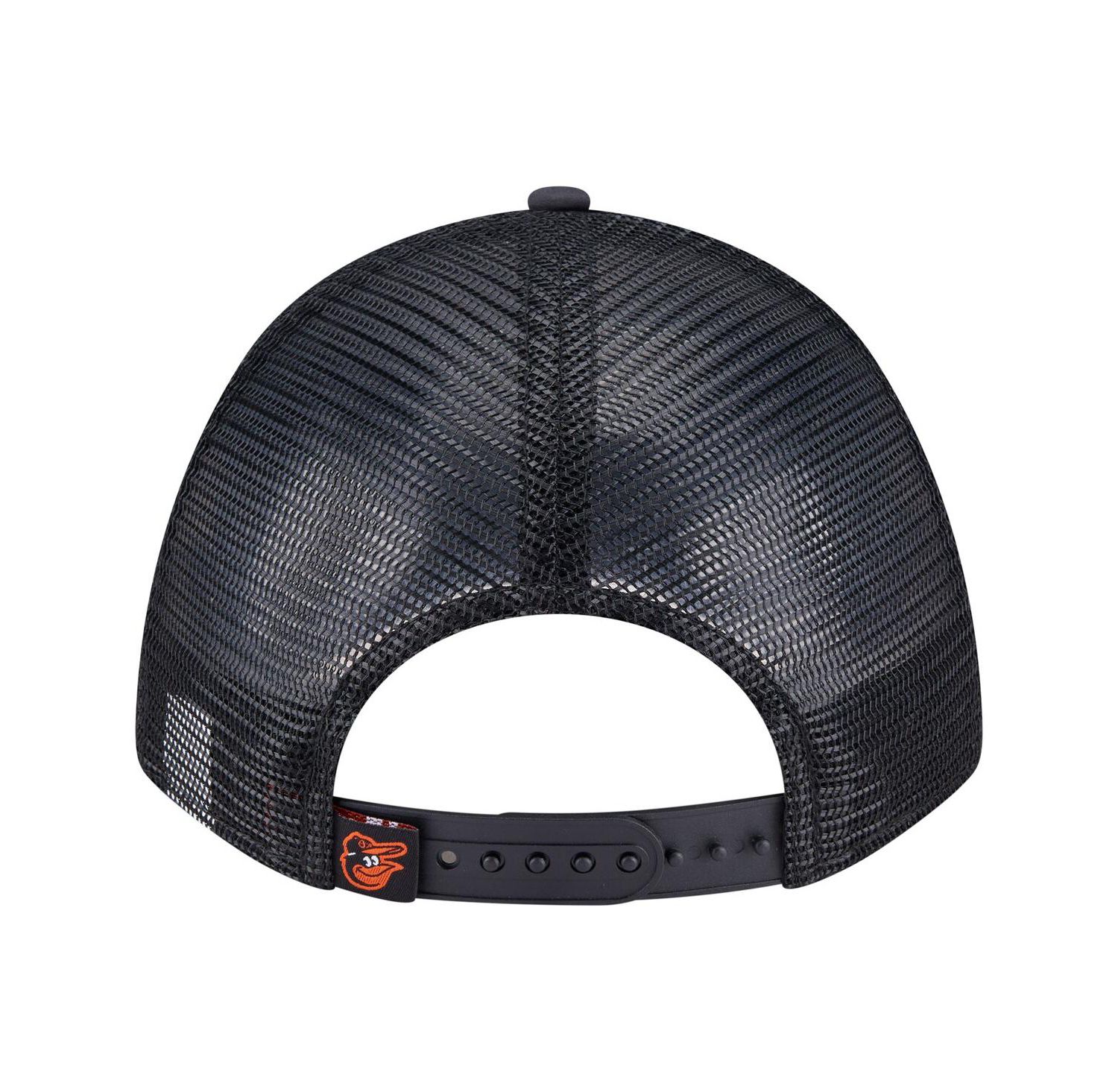 Men's Black Baltimore Orioles Minimalist 9FORTY A-Frame Adjustable Hat
