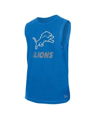 Men's Blue Detroit Lions Leisure Collection Tank Top
