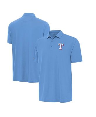 Antigua - Men's Powder Blue Texas Rangers Era Polo Shirt