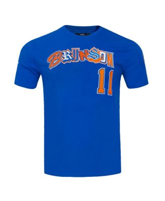 Men's Jalen Brunson Blue New York Knicks City Ransom T-Shirt