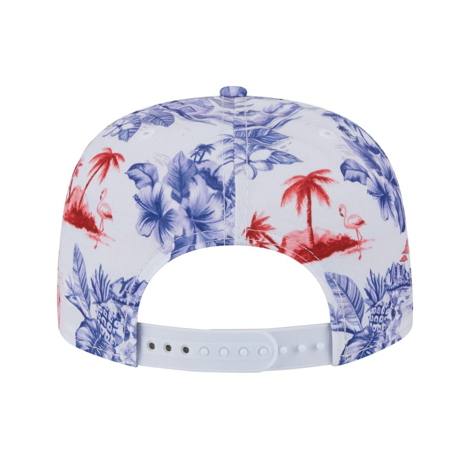 Men's White Los Angeles Angels Printed Island Golfer Snapback Hat