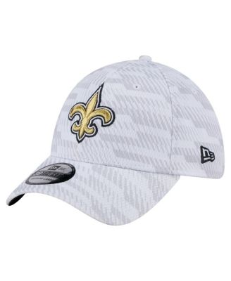 New Era - Men's White New Orleans Saints Gameday Graded 39THIRTY Flex Hat