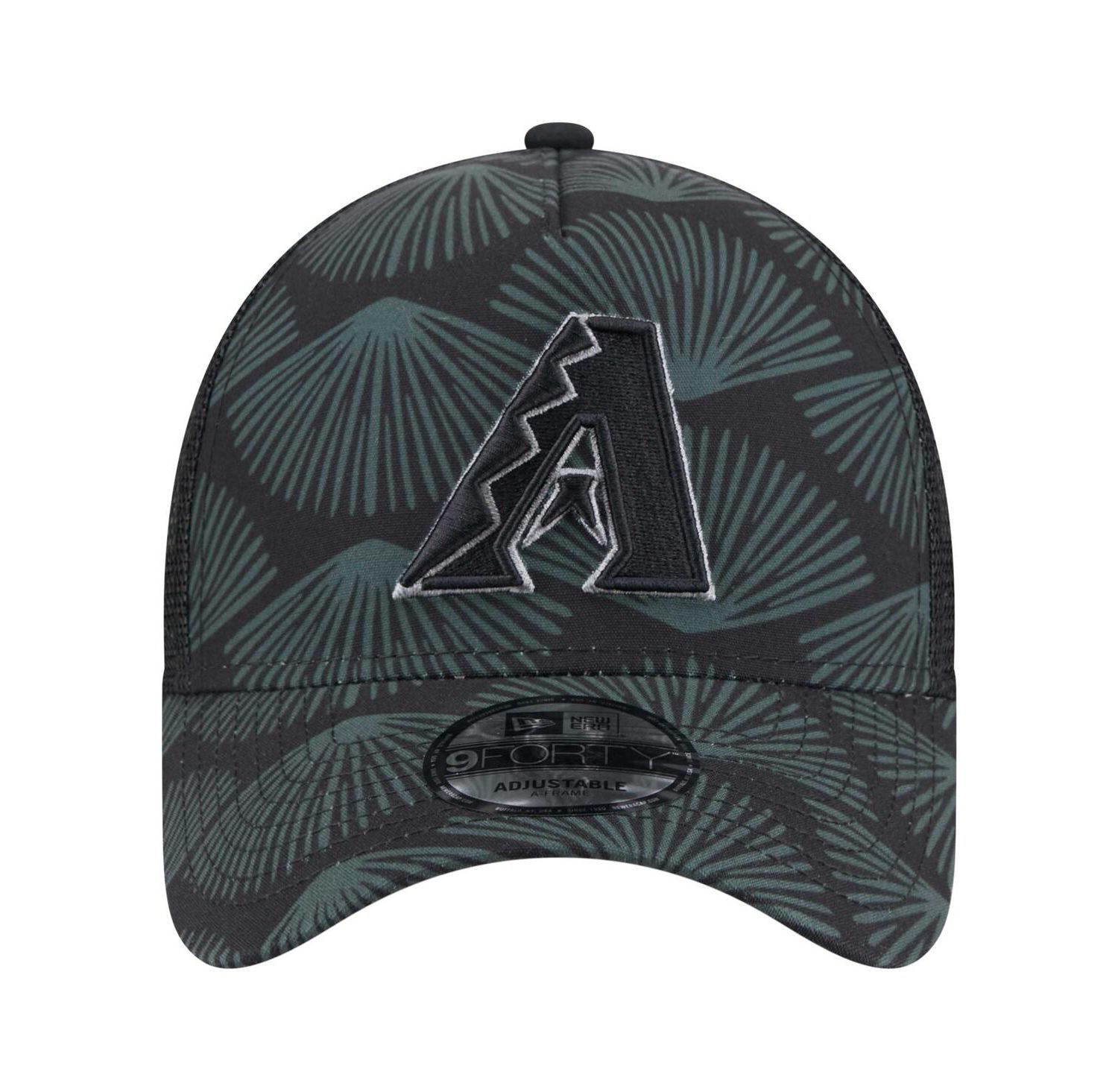 Men's Black Arizona Diamondbacks 9FORTY A-Frame Trucker Adjustable Hat