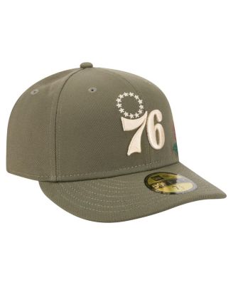Men's Olive Philadelphia 76ers Tonal Florals 59FIFTY Fitted Hat