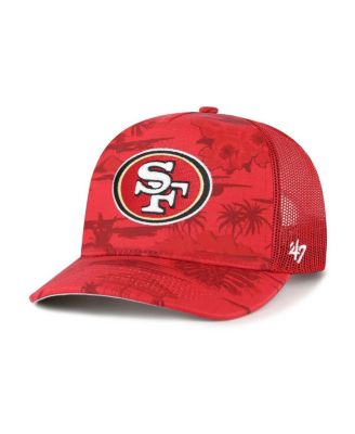 '47 Brand - Men's Scarlet San Francisco 49ers Fiji Trucker Adjustable Hat
