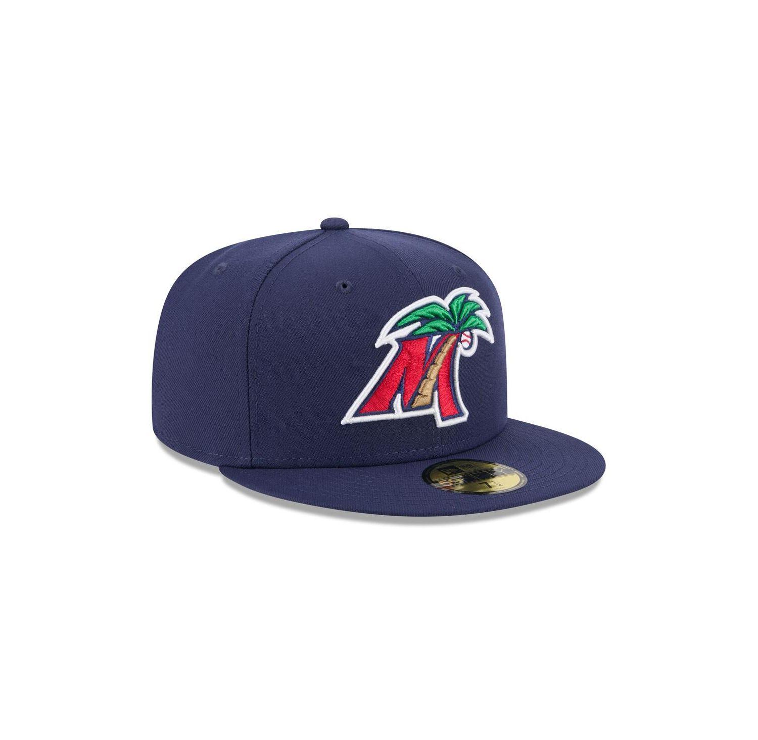 Men's Navy Fort Myers Mighty Mussels Theme Nights 59FIFTY Fitted Hat