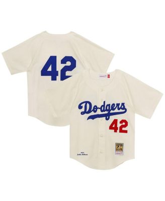 Mitchell & Ness - Little Boys and Girls Jackie Robinson Cream Brooklyn Dodgers 1955 Authentic Jersey
