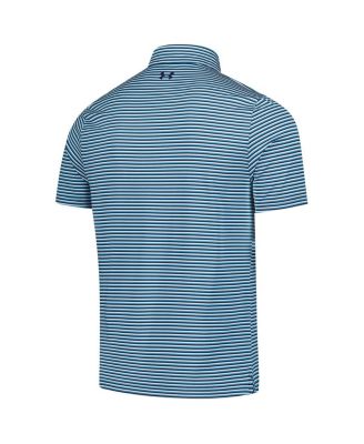 Men's Blue the PLAYERS Drive Groove Stripe Polo Shirt