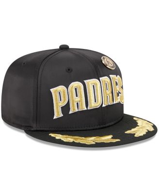 Men's Black San Diego Padres 2025 59FIFTY Day Gold Leaf 59FIFTY Fitted Hat