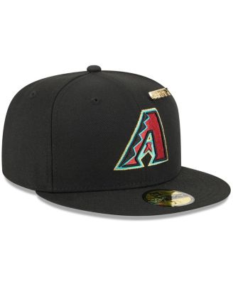 Men's Black Arizona Diamondbacks 2025 59FIFTY Day 59FIFTY Fitted with Pins Hat