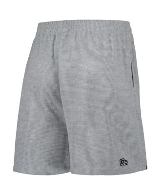 Women's Heather Gray Alabama Crimson Tide Pocket Hit Grand Slam Waffle Shorts
