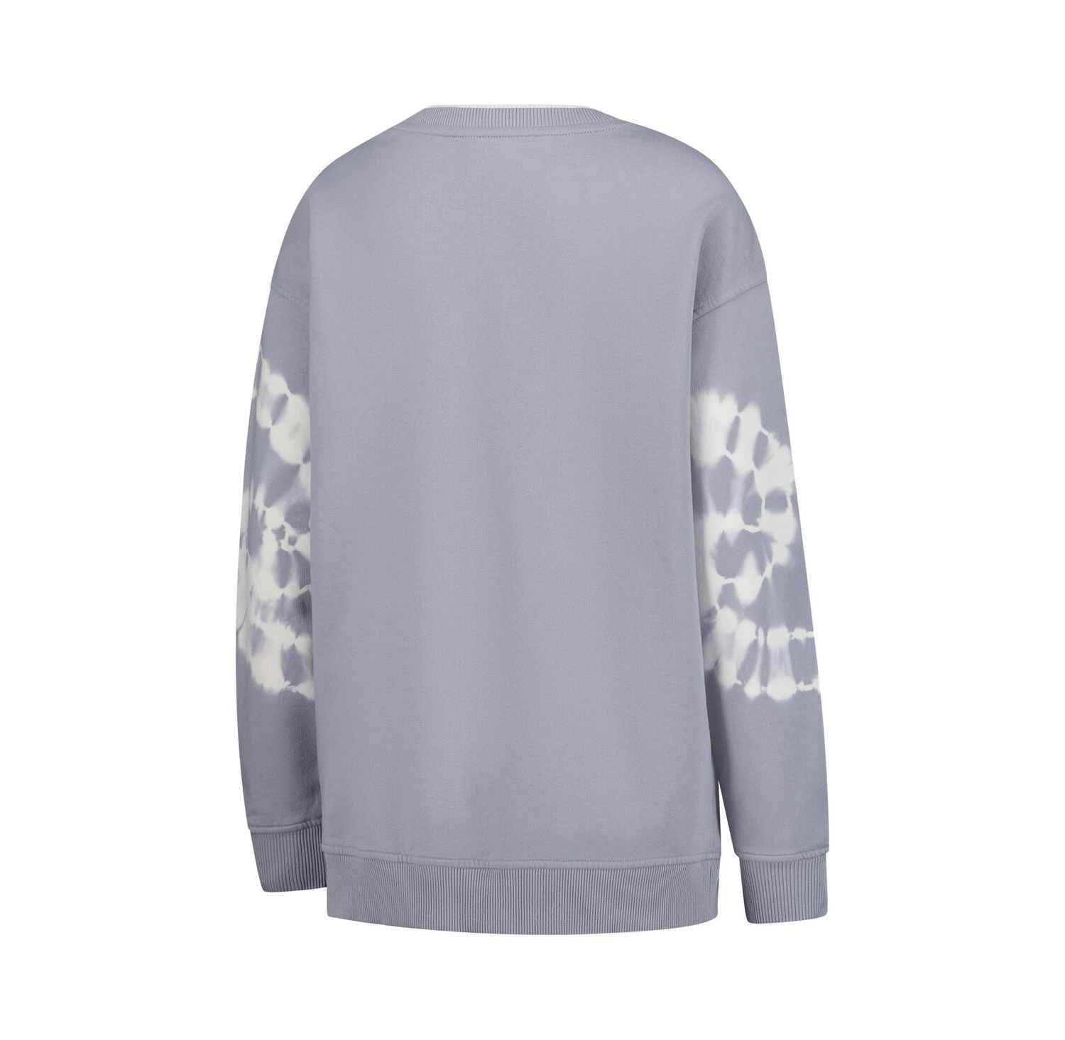 Women's Gray WNBA Double Collar Fleece Pullover Sweatshirt
