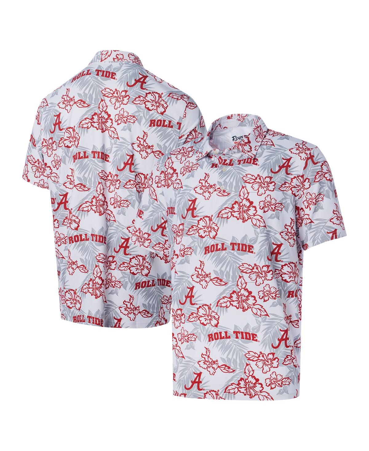 Men's White Alabama Crimson Tide Performance Polo Shirt - White