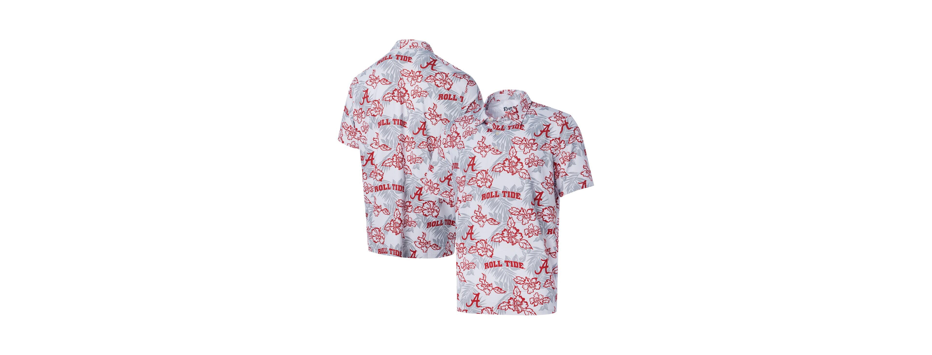 Reyn Spooner Men's White Alabama Crimson Tide Performance Polo Shirt