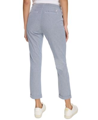 Women's Montauk Chino Mid-Rise Straight-Leg Pants 