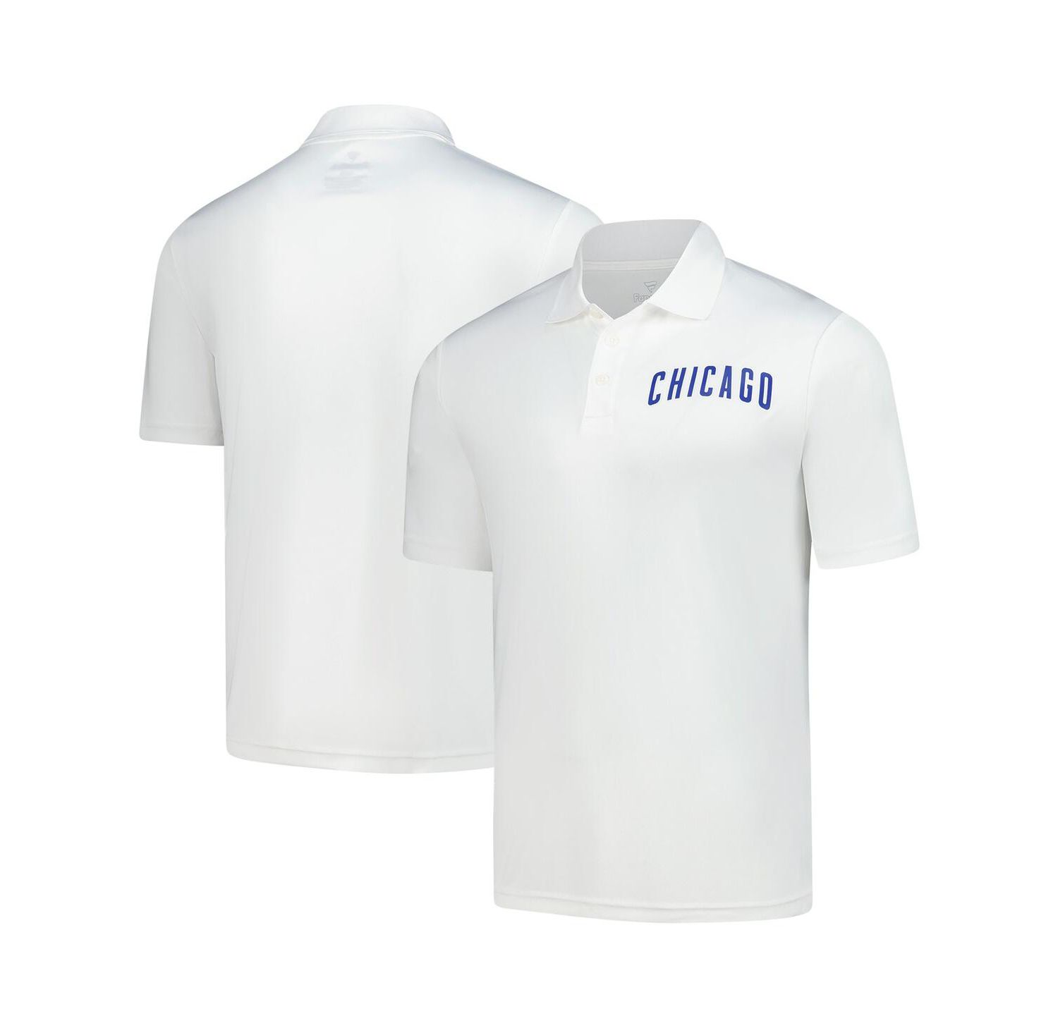 Men's White Chicago Cubs Component Polo Shirt