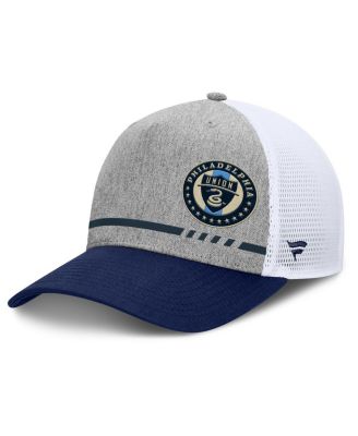 Fanatics - Men's Heather Gray Philadelphia Union Low Block Trucker Adjustable Hat