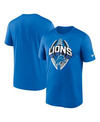 Nike - Men's Blue Detroit Lions Legend Icon Performance T-Shirt