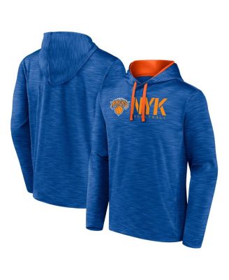 Logo Athletic - Men's Blue New York Knicks Head Start Pullover Hoodie