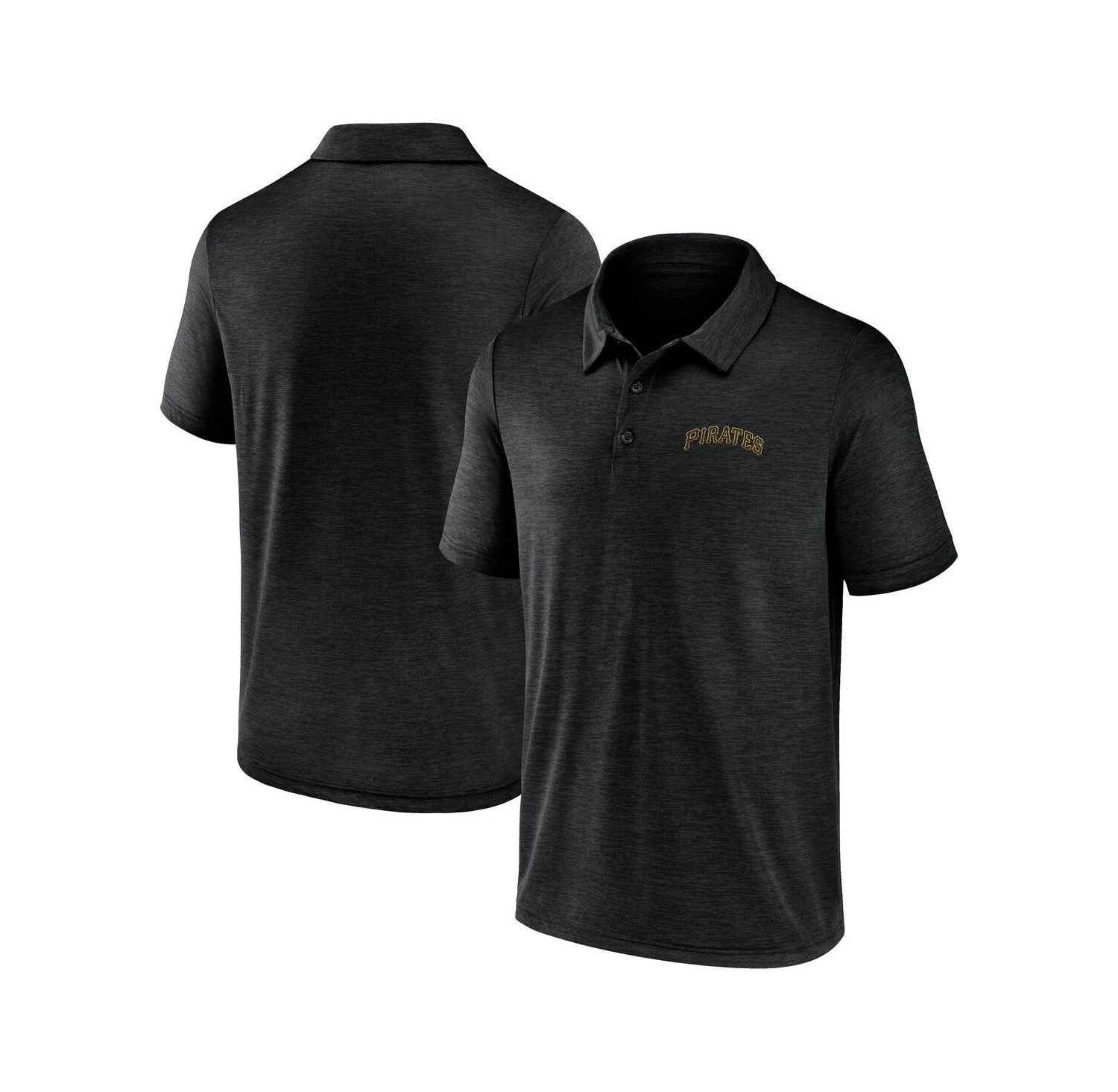 Men's Black Pittsburgh Pirates Unstoppable Polo Shirt