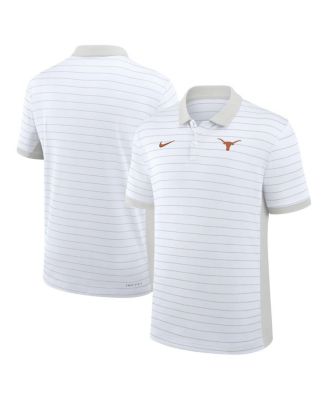 Nike - Men's White Texas Longhorns 2025 Early Season Coaches Sideline Victory Stripe Performance Polo