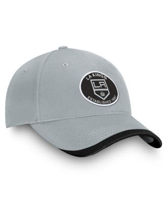 Men's Silver Los Angeles Kings Fundament Adjustable Hat
