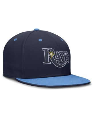 Men's Navy/Light Blue Tampa Bay Rays True Primetime Two-Tone Performance Fitted Hat