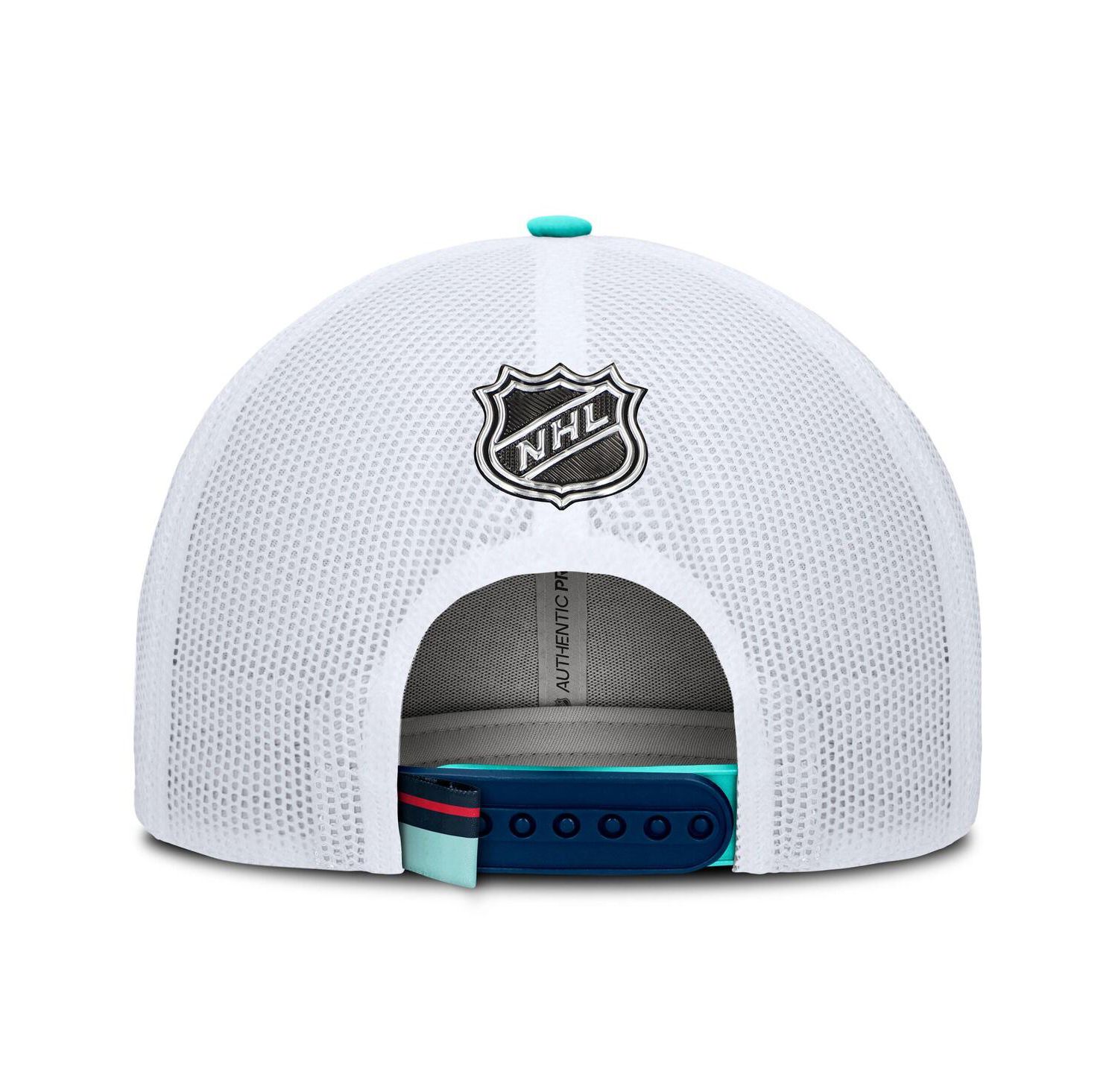 Men's Deep Sea Blue/White Seattle Kraken Authentic Pro Rink Trucker Hat