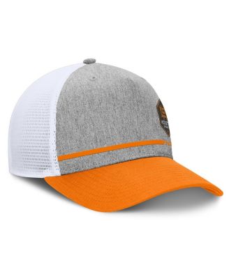 Men's Heather Gray Houston Dynamo FC Low Block Trucker Adjustable Hat