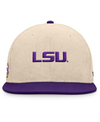 Men's Tan LSU Tigers Catcher Snapback Hat