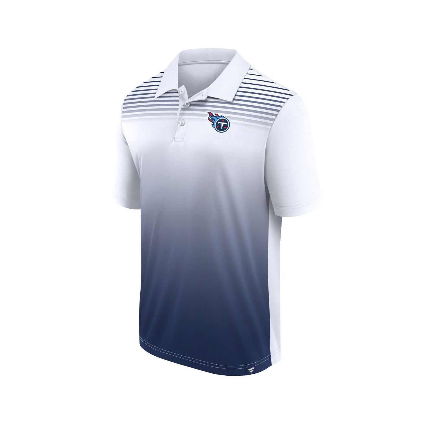 Men's White/Navy Tennessee Titans Sandlot Game Polo Shirt
