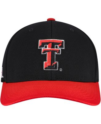 Men's Black/Red Texas Tech Red Raiders Reflex Two-Tone Flex Hat