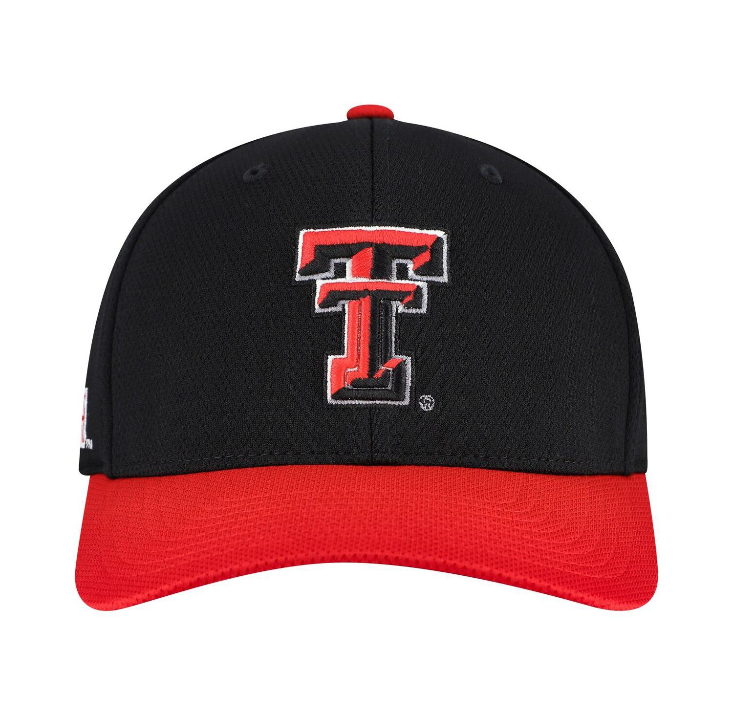 Men's Black/Red Texas Tech Red Raiders Reflex Two-Tone Flex Hat