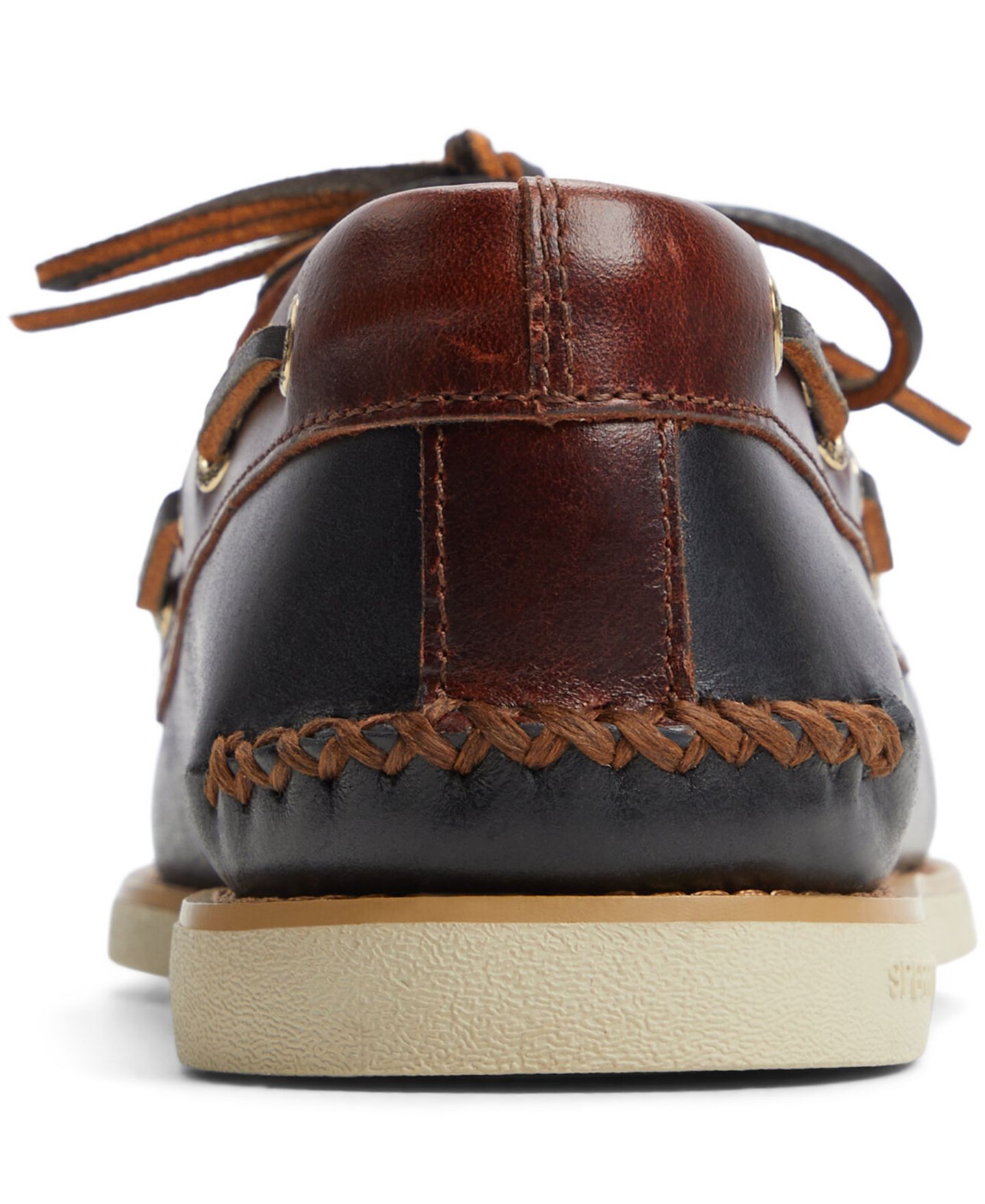 Мужские туфли Sperry Gold Cup Authentic Original 2-Eye Boat, цвет: Чёрный / Коричневый — фото 3