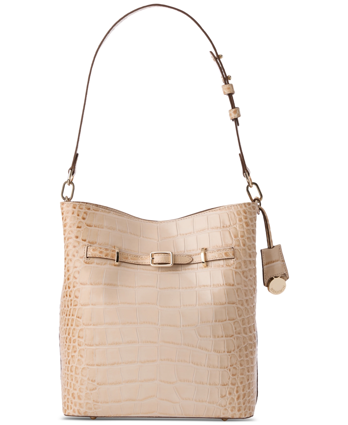 Celina Pagosa Leather Bucket - Cloud Dancer