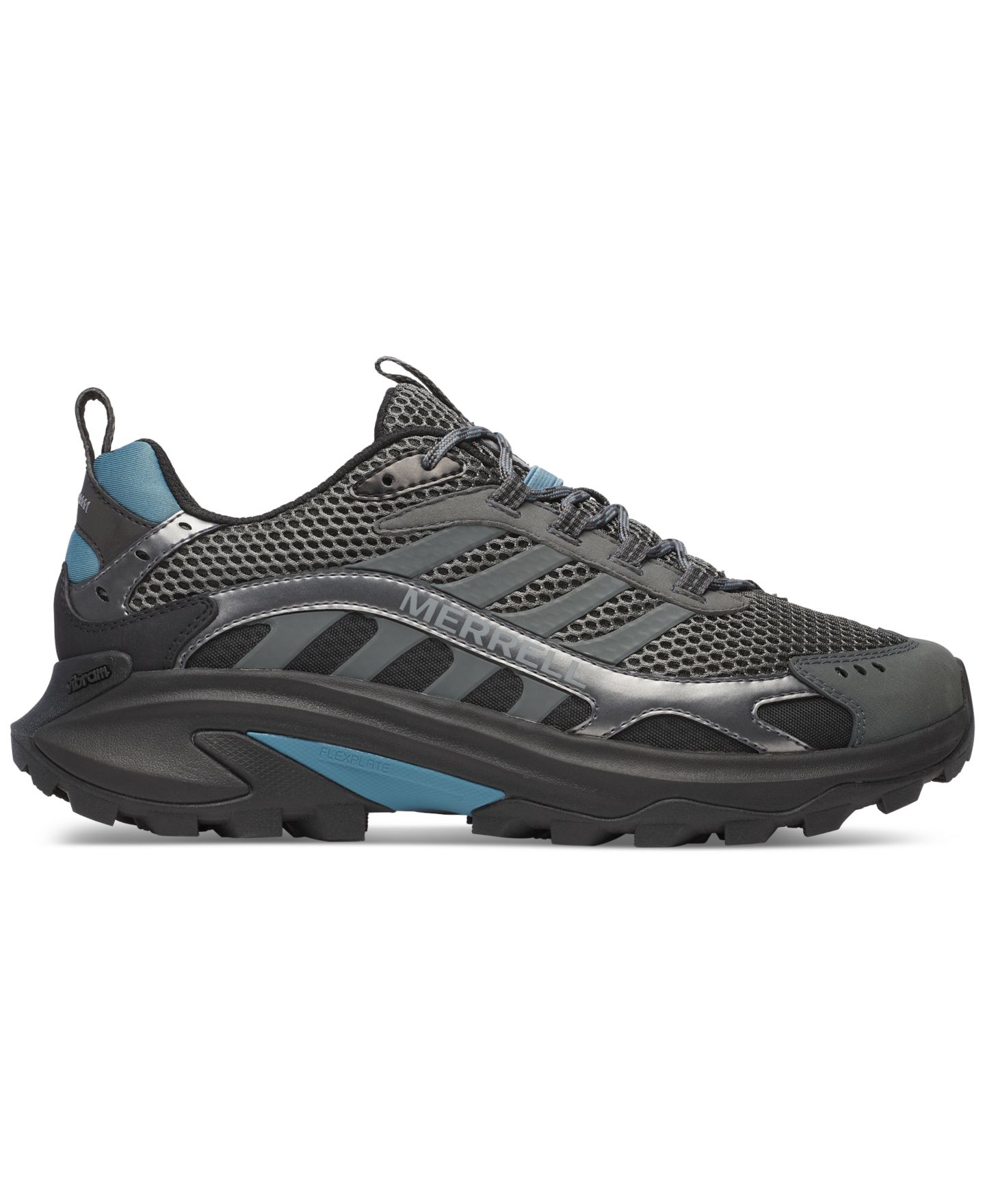 Мужские трейловые кроссовки Merrell Moab Speed 2 Vent 2K, цвет: Чёрный — фото 2