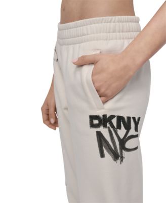 Women's Graffiti Logo Cotton-Blend Joggers