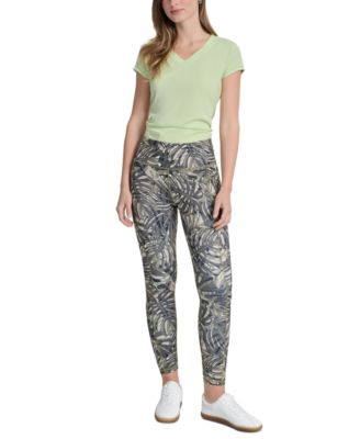 Women's Printed High-Waist 7/8 Tights