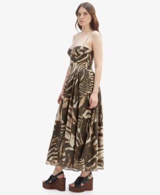 Women's Estie Printed Sweetheart Maxi Dress