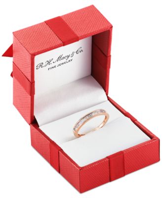 Diamond Baguette Band (1/7 ct. t.w.) in 14k White Gold, Gold, or Rose Gold