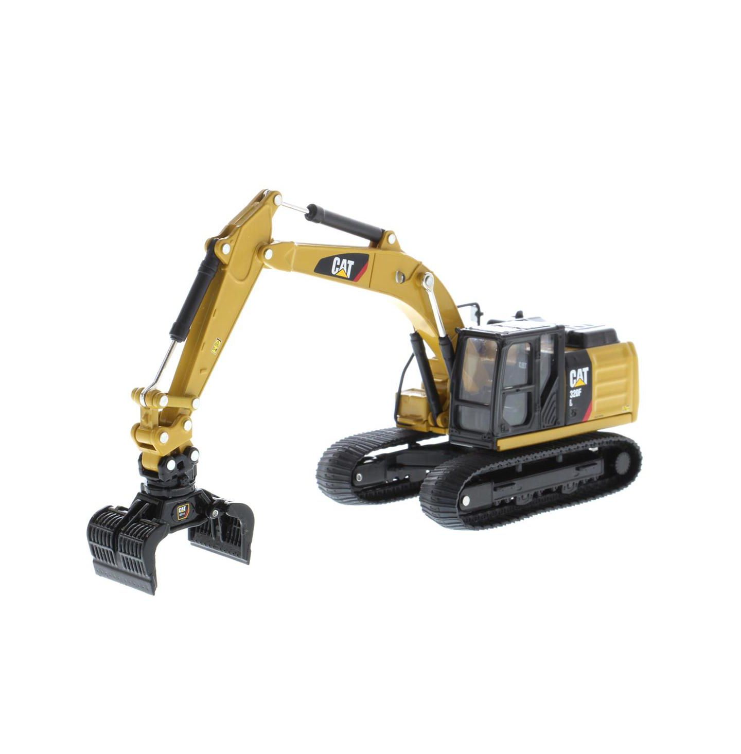Детская игрушка Caterpilar 1/64 Scale Caterpillar Cat 320F L Diecast Toy Excavator With 5 Work Tools — фото 2