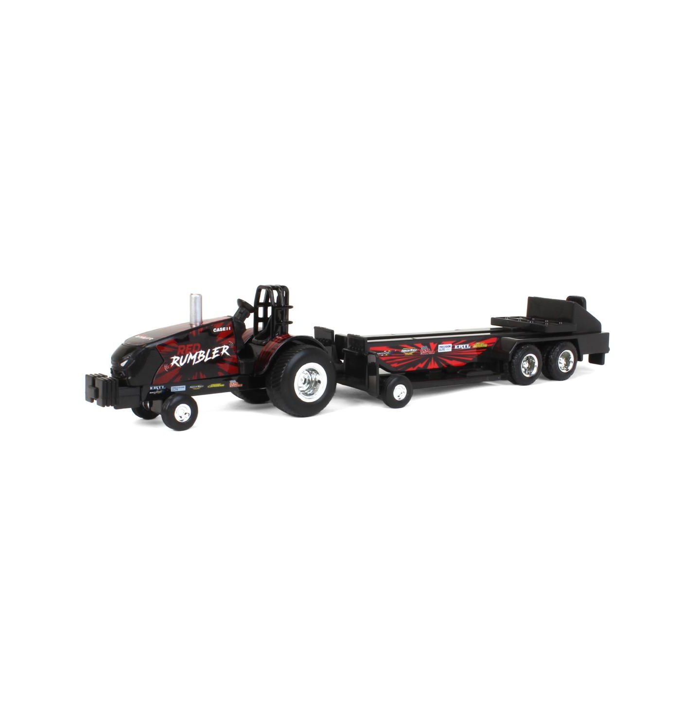 Детская игрушка Case IH 1/64 Magnum "Red Rumbler" Pulling Tractor with Pulling Sled — фото 1
