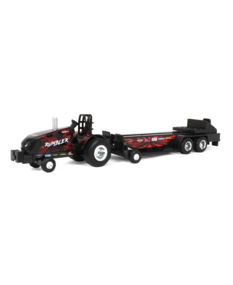 Детская игрушка Case IH 1/64 Magnum "Red Rumbler" Pulling Tractor with Pulling Sled