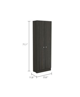Dakari Multistorage Double Door Cabinet, Five Shelves