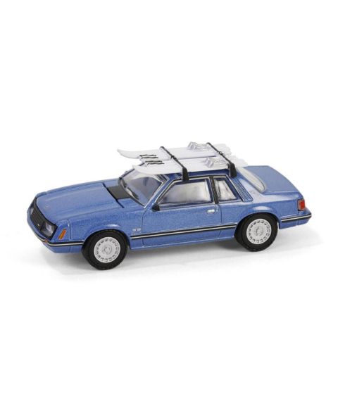 Детская игрушка Greenlight 1/64 Scale 1967 Ford Mustang Ghia Coupe Ski Roof Rack Hobby Exclusive Collectible Toy Vehicle 30510