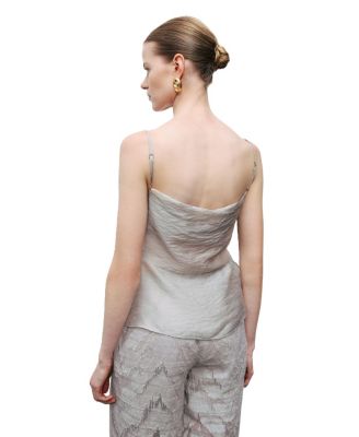 Women's Slit Strappy Blouse