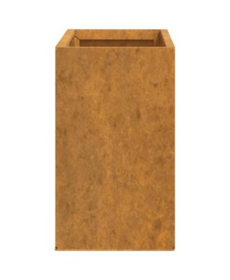 Wall Planter Set of 2 Rusty Corten Steel Medium