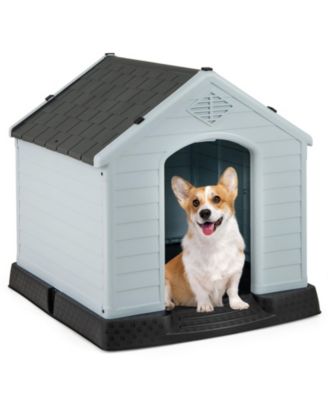 Dog House for Small Dogs Waterproof Plastic with Elevated Floor