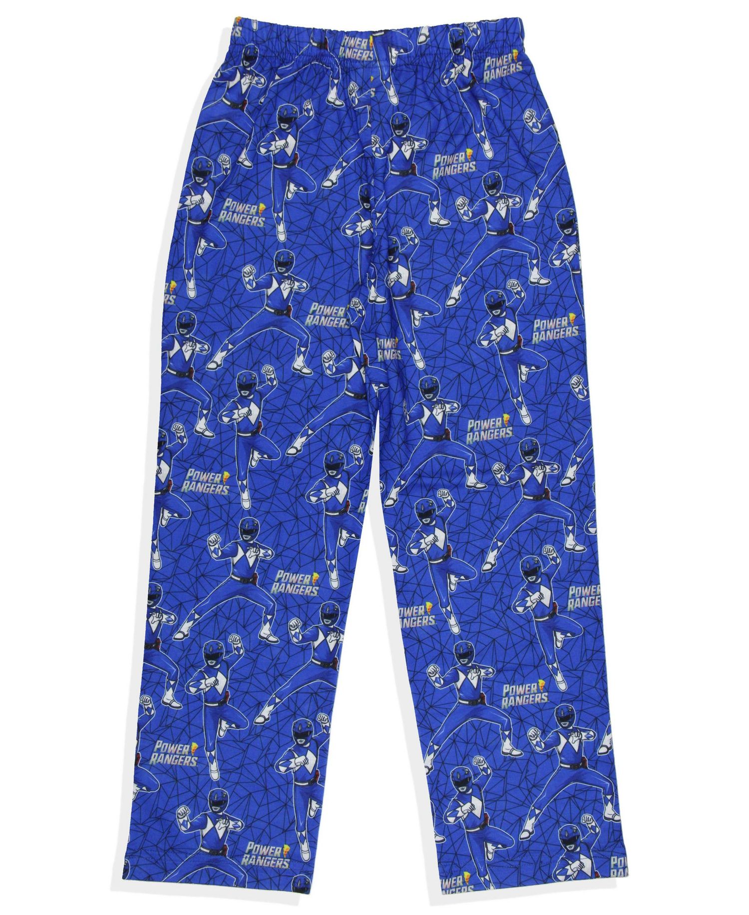 Character Boys' AOP Tossed Mighty Morphin Lounge Kids Pajama Pants